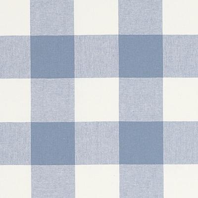 Buffalo Check Cornflower Fabric by the Yard - Ballard Designs