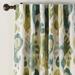 Andros Ikat Drapery Panel - Green, 50"W x 84"L - Ballard Designs Green 50"W x 84"L - Ballard Designs