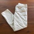 J. Crew Jeans | J Crew Cream Denim Mid Rise Jeans | Color: White | Size: 28