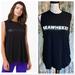 Lululemon Athletica Tops | Lululemon Seawheeze All Yours Reflective Tank Muscle T Black 2020 Sz 6 | Color: Black | Size: 6