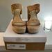 Jessica Simpson Shoes | Jessica Simpson Cork Platform Slide , Size 7.5 | Color: Tan | Size: 7.5
