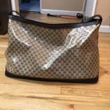 Gucci Bags | Authentic Gucci Xl Gg Web Monogram Weekender | Color: Brown/Tan | Size: Extra Large