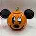 Disney Holiday | Disney Halloween Mickey Mouse Tea-Light Candle Holder | Color: Black/Orange | Size: Os