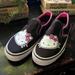 Vans Shoes | Hello Kitty Vans Womens Or Girls Euc Like New! Sanrio | Color: Black/Pink | Size: 5.5