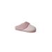 Women's Dahlia Rib Knit Scuff Slipper by Dearfoams in Pale Mauve (Size LARGE)