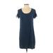 Artisan NY Casual Dress - Shift: Blue Dresses - Women's Size Small