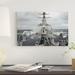 East Urban Home 'Sea Spray Whips Across the Deck of the USS Winston S. Churchill' Photographic Print on Canvas in Gray/White | Wayfair