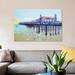 East Urban Home 'Let's Play on Palace Pier' Print on Canvas in Blue/Indigo | 12 H x 18 W in | Wayfair 2B243EBE7F8749A7BC23D1203D7A02CC