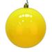 The Holiday Aisle® Holiday Décor Ball Ornament Plastic in Yellow | 8 H x 8 W x 8 D in | Wayfair 6761F692DE994038944EF6D8B3876A1C