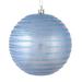 The Holiday Aisle® Candy Finish Striped Ball Ornament Plastic in Indigo | 4 H x 4 W x 4 D in | Wayfair 6D9AB9282CB14A259B52BEA3580B0FC9