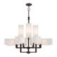 Livex Lighting Rubix 44 Inch 12 Light Chandelier - 42669-07