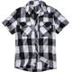 Brandit Checkshirt Chemise à manches courtes, noir-blanc, taille 4XL