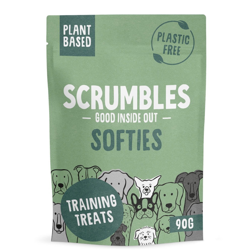 8x90g Plant Based Softies Scrumbles Dog Training Treats