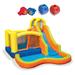 Banzai Sun 'N Splash Fun Inflatable Bounce House and Water Slide w/ Accessories - 4.60