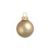 6ct Gold Matte Finish Glass Christmas Ball Ornaments 4" (100mm)