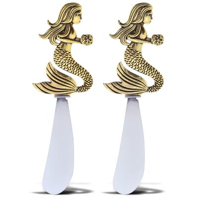 KitchaBon Gold Stainless Steel Cheese Spreader Set of 2 - Mermaid