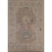 Oushak Turkish Vegetable Dye Area Rug Hand-knotted Wool Carpet - 5'3" x 7'0"