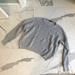 Brandy Melville Sweaters | Brandy Melville Knit Jumper Sweater Light Gray One Size | Color: Gray | Size: One Size Fits Most
