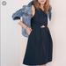 Madewell Dresses | Euc Triangle Cut-Out Dress - Madewell - 6/8 | Color: Blue | Size: 8