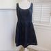 Nine West Dresses | Nine West Navy Blue Circle Appliqu Sleeveless Fit & Flare Dress Size 12 | Color: Blue | Size: 12