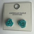 American Eagle Outfitters Jewelry | American Eagle Outfitters Earrings Flowers | Color: Blue | Size: Os