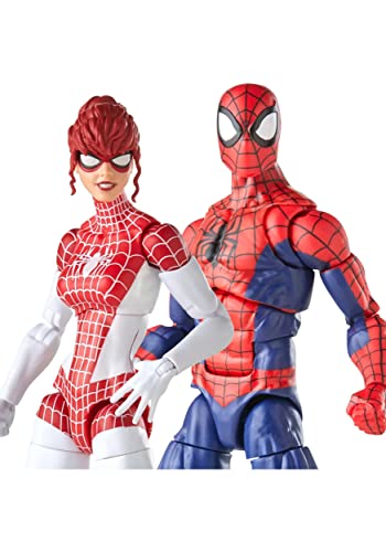 Hasbro Marvel Legends Series Spider-Man 15-cm Spider-Man and Marvel’s Spinneret Action Figure 2-Pack, Includes 10 Accessories, Multicolor,F3456