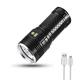 Powerful LED Torch,30000 Lumens Rechargeable 18*T6 LED Torches Handheld Tactical Flashlight with Built-in Batteries&4 Modes, Waterproof Torch Lamp for Camping Hiking Emergency