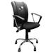 Black Georgia Tech Yellow Jackets Team Logo Curve Task Chair