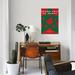 East Urban Home Minimal Movie 'F1 Casablanca Race Track' Graphic Art Print on Canvas Metal in Black/Green/Red | 40 H x 26 W x 1.5 D in | Wayfair