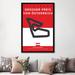 East Urban Home Minimal Movie 'F1 Osterreichring Race Track' Graphic Art Print on Canvas in Black/Red/White | 18 H x 12 W x 1.5 D in | Wayfair