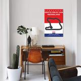 East Urban Home F1 Zandvoort Race Track Minimal Poster by Chungkong - Graphic Art Print on Canvas in Black/Red/White | Wayfair