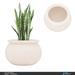 Los Angeles Cast Stone Concrete Pot Planter Concrete in Brown | 24 H x 36 W x 36 D in | Wayfair LACS-PL-31 1/2X24_7