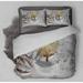 Loon Peak® Coop Microfiber Comforter Set Polyester/Polyfill/Microfiber in Gray/Yellow | Twin Comforter + 1 Standard Pillowcase | Wayfair
