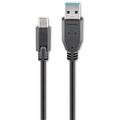 Usb 3.0 Typ a/c Anschlusskabel, 73141, 3 m, schwarz - Goobay