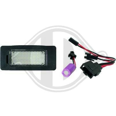 DIEDERICHS Kennzeichenleuchte HD Tuning hinten LED für SKODA AUDI PORSCHE VW LID10402