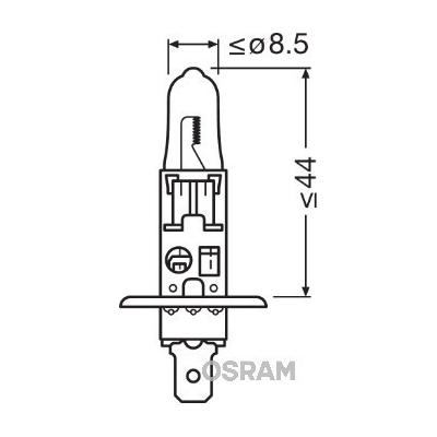 OSRAM Glühlampe, Fernscheinwerfer Hauptscheinwerfer Nebelscheinwerfer Abbiegescheinwerfer Fernscheinwerfer,Glühlampe, Ha