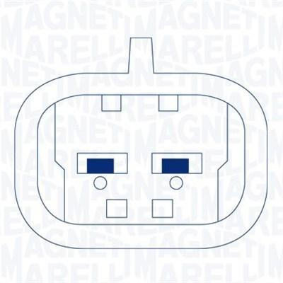 MAGNETI MARELLI Fensterheber hinten rechts mit Elektromotor für MERCEDES-BENZ A2017300446 350103348000 Image