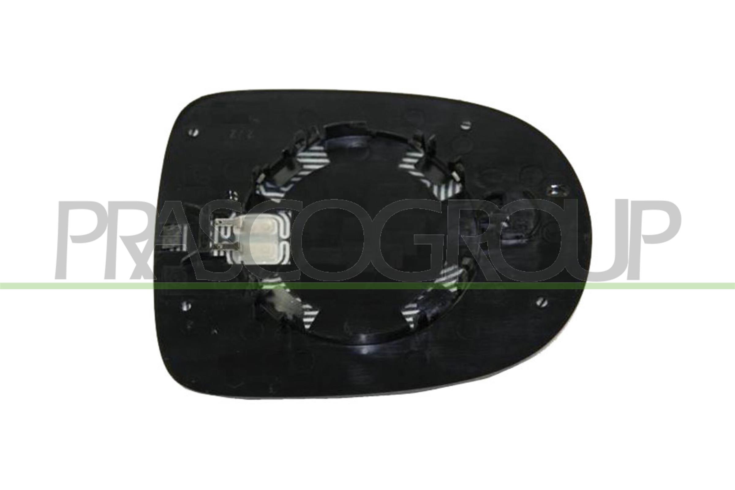 PRASCO Spiegelglas, Außenspiegel RN3277503 rechts mit Halter für RENAULT 7701069554 Image