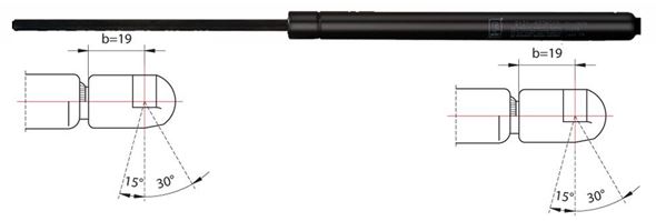 METZGER Gasfeder, Koffer-/Laderaum 380N für FIAT 46524678 2110079 Image