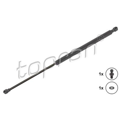 TOPRAN Gasfeder, Koffer-/Laderaum beidseitig 570N für TOYOTA 6896002020 6895009100 6895002030 600 152 Image