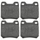 SWAG Bremsbelagsatz, Scheibenbremse hinten rechts links für GENERAL MOTORS VAUXHALL SAAB OPEL CHEVROLET 090540177 090485138 09201354 40 91 6155