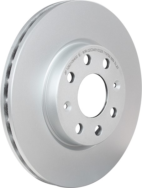 JP GROUP Bremsscheibe 1263106400 Vorderachse 257mm 22mm für Opel Fiat GM Image