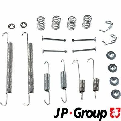 JP GROUP Zubehörsatz, Bremsbacken hinten rechts links für BMW 34211160505 34219067128 1463952610