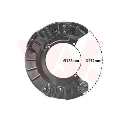 VAN WEZEL Spritzblech, Bremsscheibe vorne links für MINI BMW 34116754927 0502371