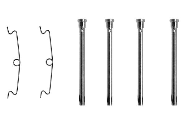 BOSCH Zubehörsatz, Scheibenbremsbelag vorne rechts links für PEUGEOT CITROËN 442742 1 987 474 038