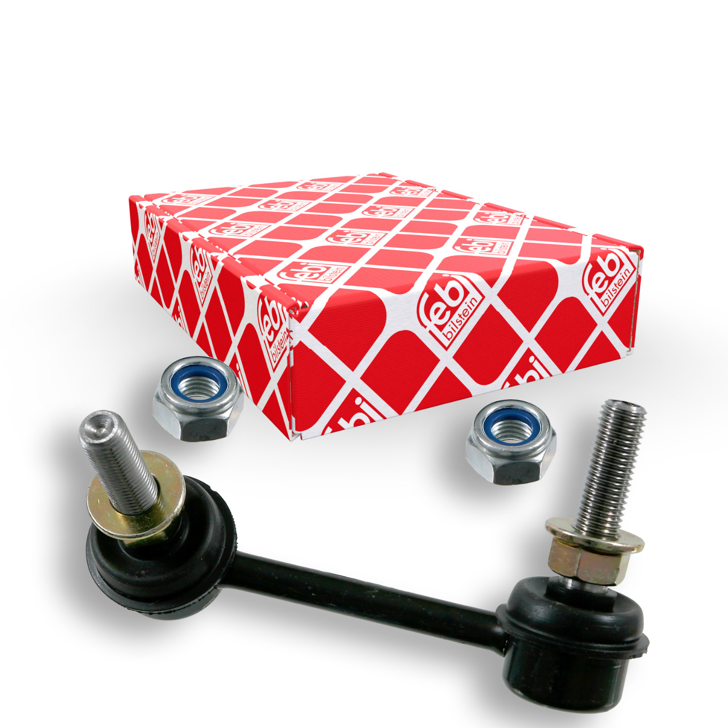 FEBI BILSTEIN Stange/Strebe, Stabilisator ProKit 21812 vorne rechts mit Muttern für NISSAN 54618-2Y000 Image