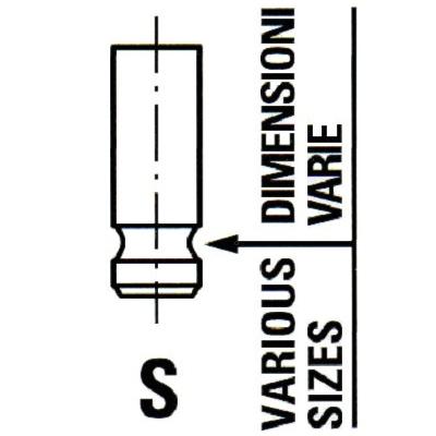 IPSA Auslassventil für DAIHATSU 13715-97203 VL141200