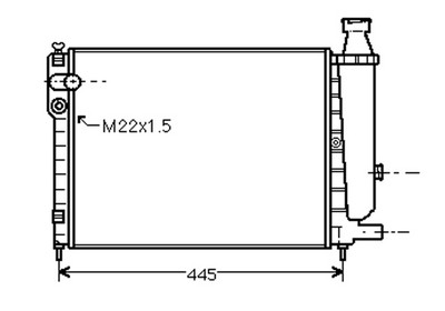 VAN WEZEL Kühler, Motorkühlung 09002046 für Citroën