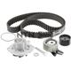 SNR Wasserpumpe + Zahnriemensatz für CADILLAC ALFA ROMEO SUZUKI JEEP FIAT VAUXHALL SAAB LANCIA OPEL CHEVROLET 12810-79J52 55200441 55566028 KDP458.33