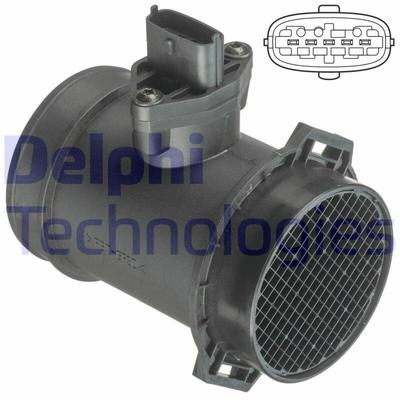 DELPHI Luftmassenmesser 12V für MG ROVER HONDA MHK101070 16400P5TG00 16400PFTE00 AF10375-12B1